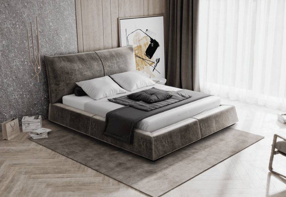 מיטה מרופדת מליבו