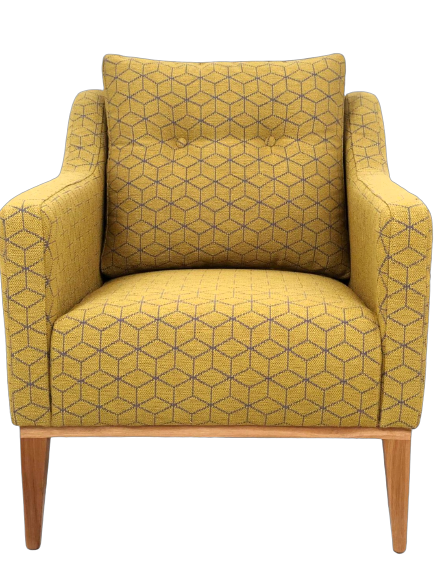 אבישג - כורסא מעוצבת מרופדת 