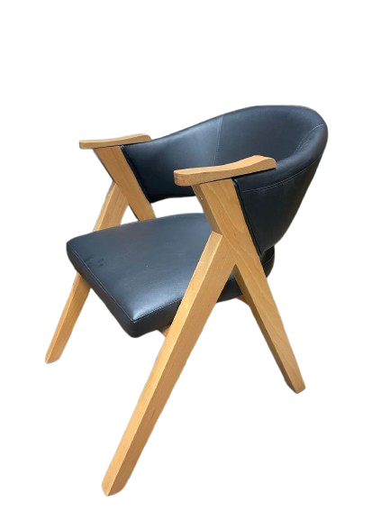 כיסא דגם אריק - אלון טבעי